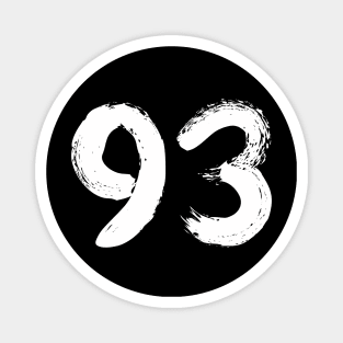 Number 93 Magnet